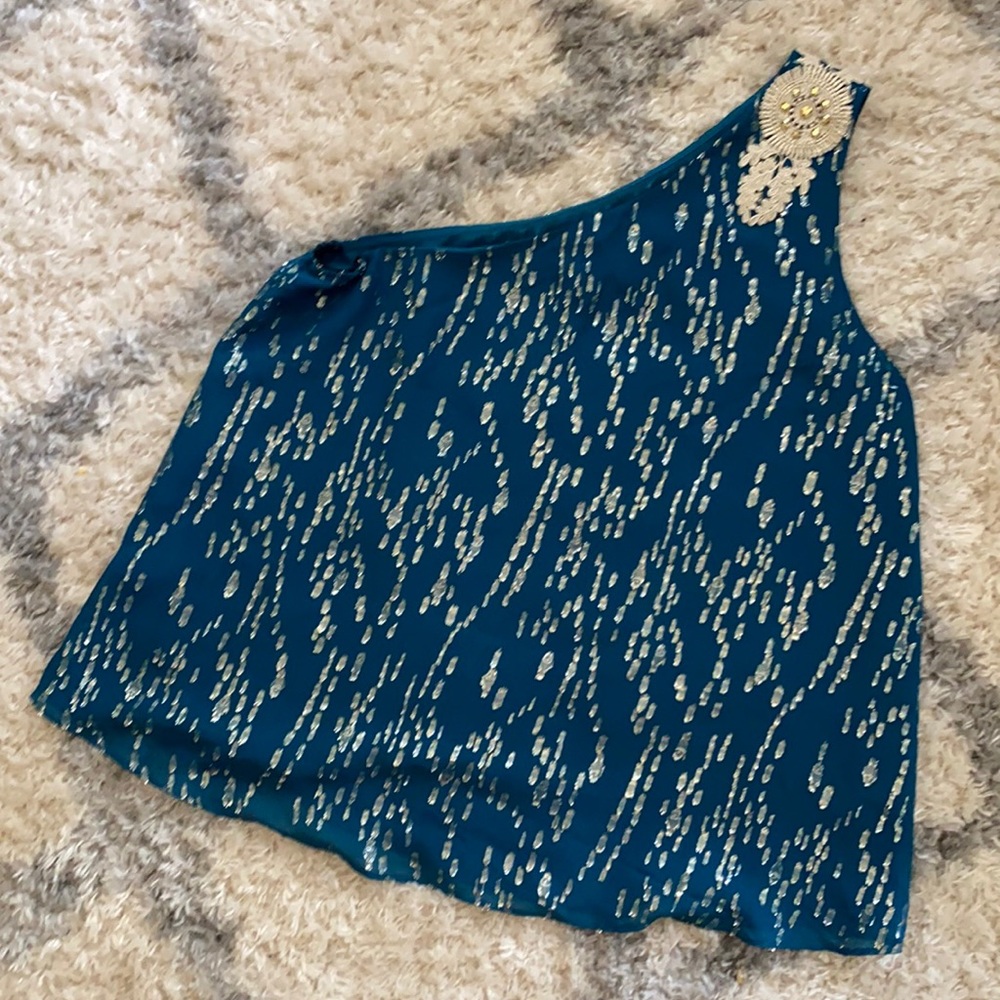 NWOT Lilly Pulitzer Sienna One Shoulder Top